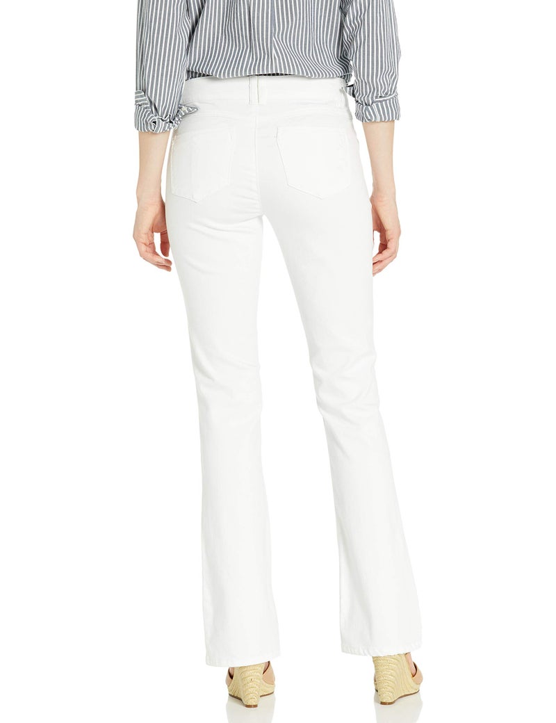 Democracy womens Absolution Itty Bitty Boot Jeans, Optic White, 6 US - Image 2